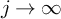 j right arrow infinity