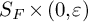 upper S Subscript upper F Baseline times left parenthesis 0 comma epsilon right parenthesis