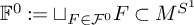 double struck upper F Superscript 0 Baseline colon equals square cup Underscript upper F element of script upper F Superscript 0 Baseline Endscripts upper F subset of upper M Superscript upper S Super Superscript 1
