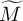 upper M overtilde