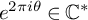 e Superscript 2 pi i theta Baseline element of double struck upper C Superscript asterisk