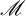 script upper M