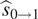 ModifyingAbove s With caret Subscript 0 right arrow 1