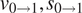 v Subscript 0 right arrow 1 Baseline comma s Subscript 0 right arrow 1 Baseline
