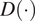 upper D left parenthesis dot right parenthesis
