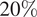 20 percent