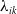 lamda Subscript i k