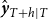 ModifyingAbove bold italic y With caret Subscript upper T plus h vertical bar upper T
