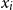 x Subscript i