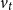 v Subscript t
