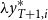 lamda y Subscript upper T plus 1 comma i Superscript asterisk