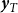 bold italic y Subscript upper T