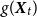 g left parenthesis bold italic upper X Subscript t Baseline right parenthesis