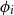 phi Subscript i