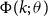 normal upper Phi left parenthesis k semicolon theta right parenthesis