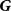 bold italic upper G