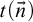 t left parenthesis ModifyingAbove n With right arrow right parenthesis