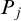 upper P Subscript j