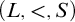 left parenthesis upper L comma less than comma upper S right parenthesis