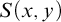 upper S left parenthesis x comma y right parenthesis