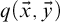 q left parenthesis ModifyingAbove x With right arrow comma ModifyingAbove y With right arrow right parenthesis