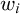 w Subscript i