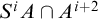 upper S Superscript i Baseline upper A intersection upper A Superscript i plus 2