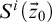 upper S Superscript i Baseline left parenthesis ModifyingAbove z With right arrow Subscript 0 Baseline right parenthesis