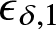 epsilon delta comma 1