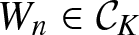Wn element of script upper C upper K