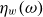 eta Subscript w Baseline left parenthesis omega right parenthesis