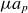 mu a Subscript p