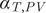 alpha Subscript upper T comma upper P upper V