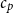 c Subscript p