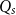 upper Q Subscript s