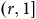 left parenthesis r comma 1 right bracket