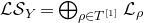 script upper L script upper S Subscript upper Y Baseline equals circled plus Underscript rho element of upper T Superscript left bracket 1 right bracket Baseline Endscripts script upper L Subscript rho