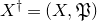 upper X Superscript dagger Baseline equals left parenthesis upper X comma German upper P right parenthesis