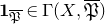 bold 1 Subscript German upper P overbar Baseline element of normal upper Gamma left parenthesis upper X comma German upper P overbar right parenthesis
