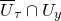 upper U overbar Subscript tau Baseline intersection upper U Subscript y