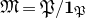 German upper M equals German upper P divided by bold 1 Subscript German upper P