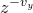 z Superscript minus v Super Subscript y