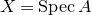 upper X equals upper S p e c upper A