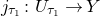 j Subscript tau 1 Baseline colon upper U Subscript tau 1 Baseline right arrow upper Y
