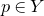 p element of upper Y