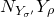 upper N Subscript upper Y Sub Subscript sigma prime Baseline upper Y Subscript rho