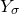 upper Y Subscript sigma