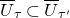 upper U overbar Subscript tau Baseline subset of upper U overbar Subscript tau prime
