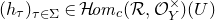 left parenthesis h Subscript tau Baseline right parenthesis Subscript tau element of normal upper Sigma Baseline element of script upper H italic om Subscript c Baseline left parenthesis script upper R comma script upper O Subscript upper Y Superscript times Baseline right parenthesis left parenthesis upper U right parenthesis