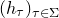 left parenthesis h Subscript tau Baseline right parenthesis Subscript tau element of normal upper Sigma